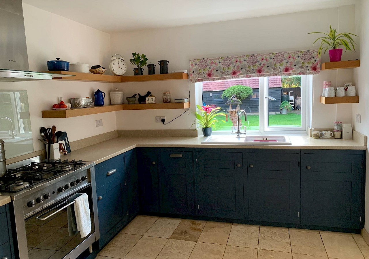 Before & After Kitchen repaints in The Cotswolds Caulk & Colour