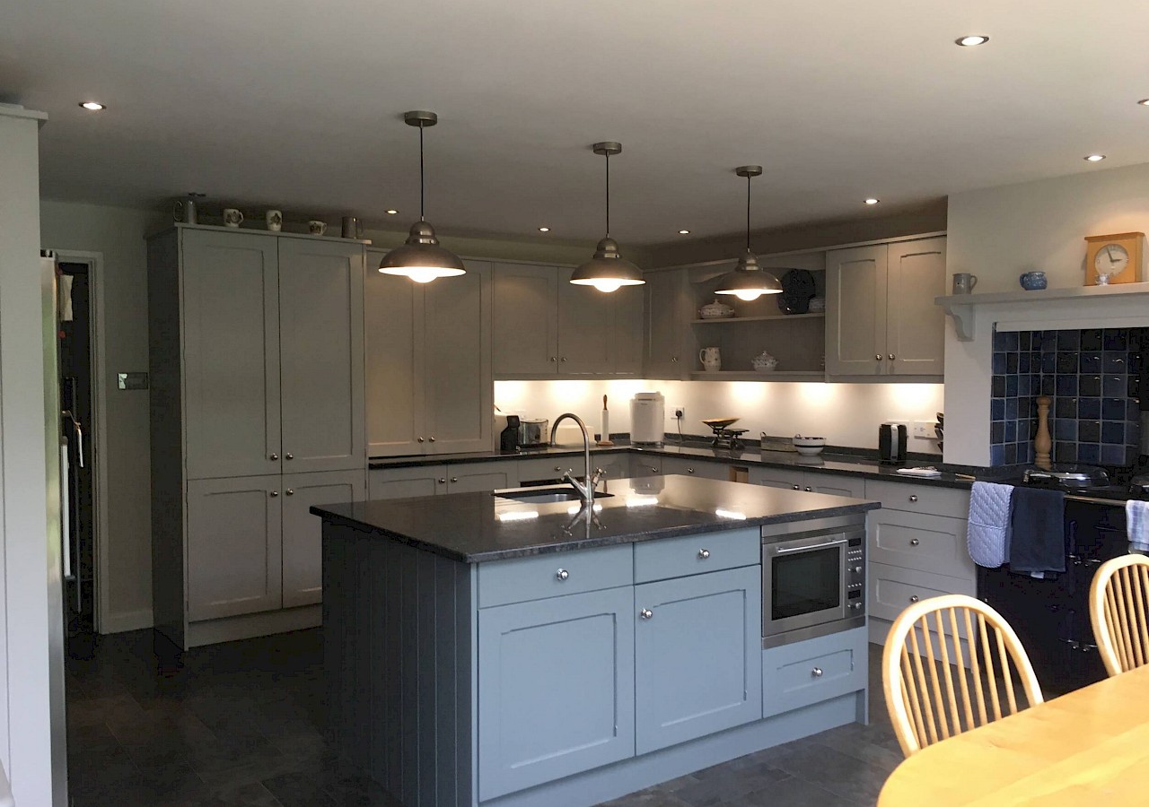 Before & After Kitchen repaints in The Cotswolds Caulk & Colour